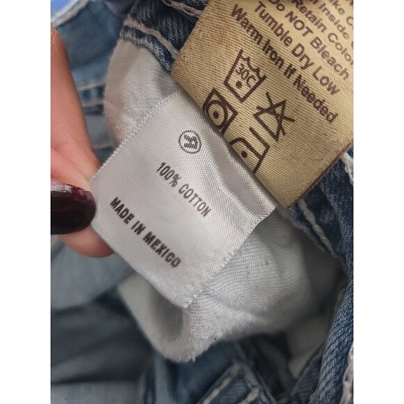 Big Star Pioneer Bootcut Mens Regular Mid Rise Distressed Denim Jeans 33R x 32 - Picture 9 of 11